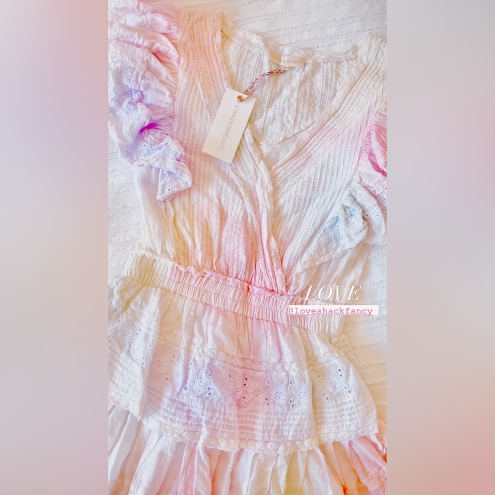 Rainbow loveshackfancy dress